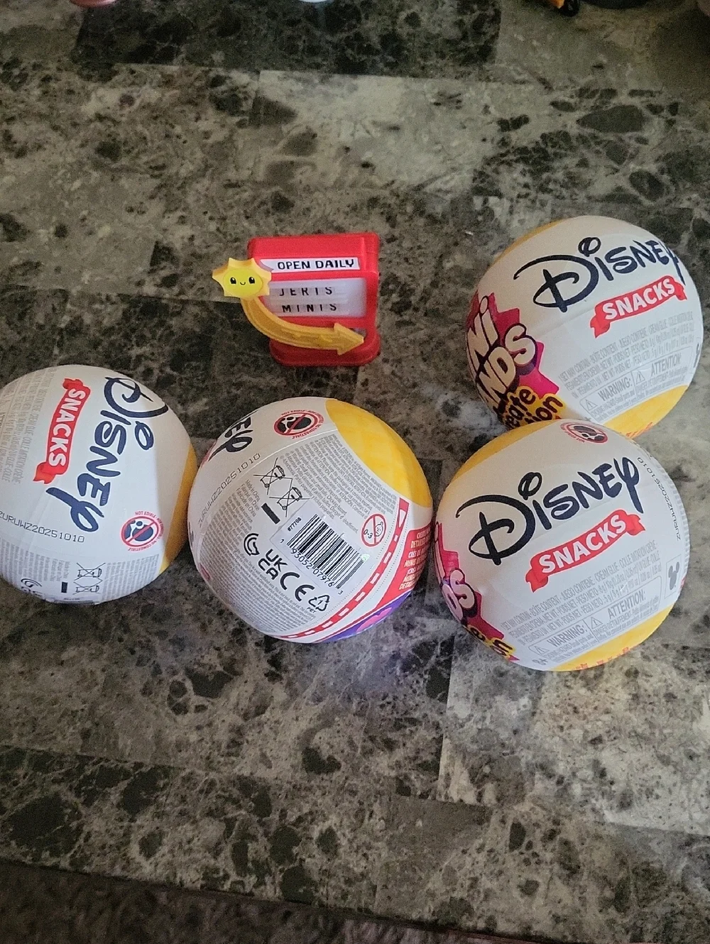 Mini Brands Create Disney Snacks - Set Of 4